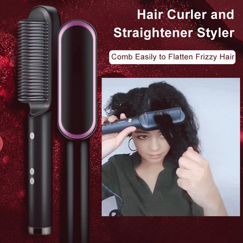 Professional Hair Straightener Brush